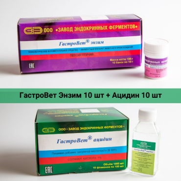ГастроВет® ацидин + ГастроВет® энзим